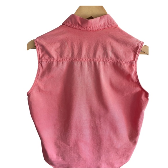 Denim Republic Button Up Tank - Picture 6 of 8